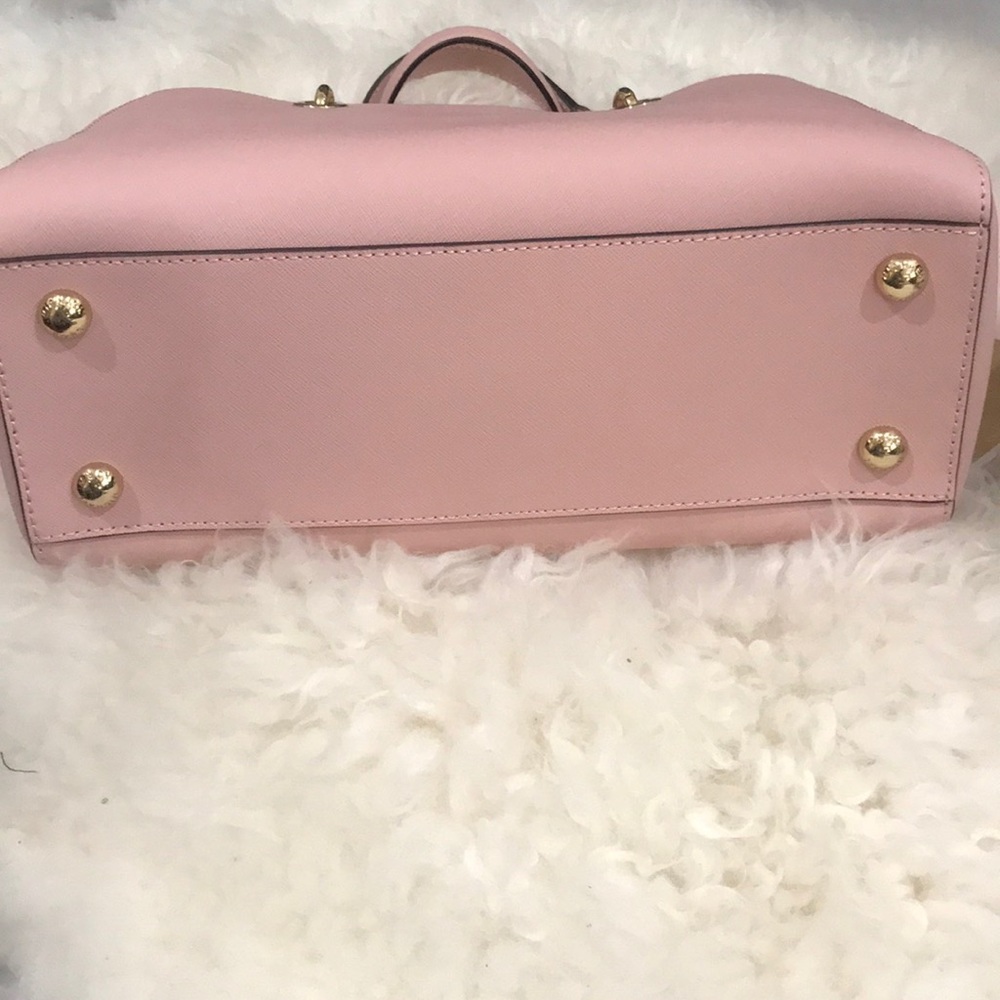 NWOT Michael Kors satchel chain handle gold blush - Picture 5 of 8